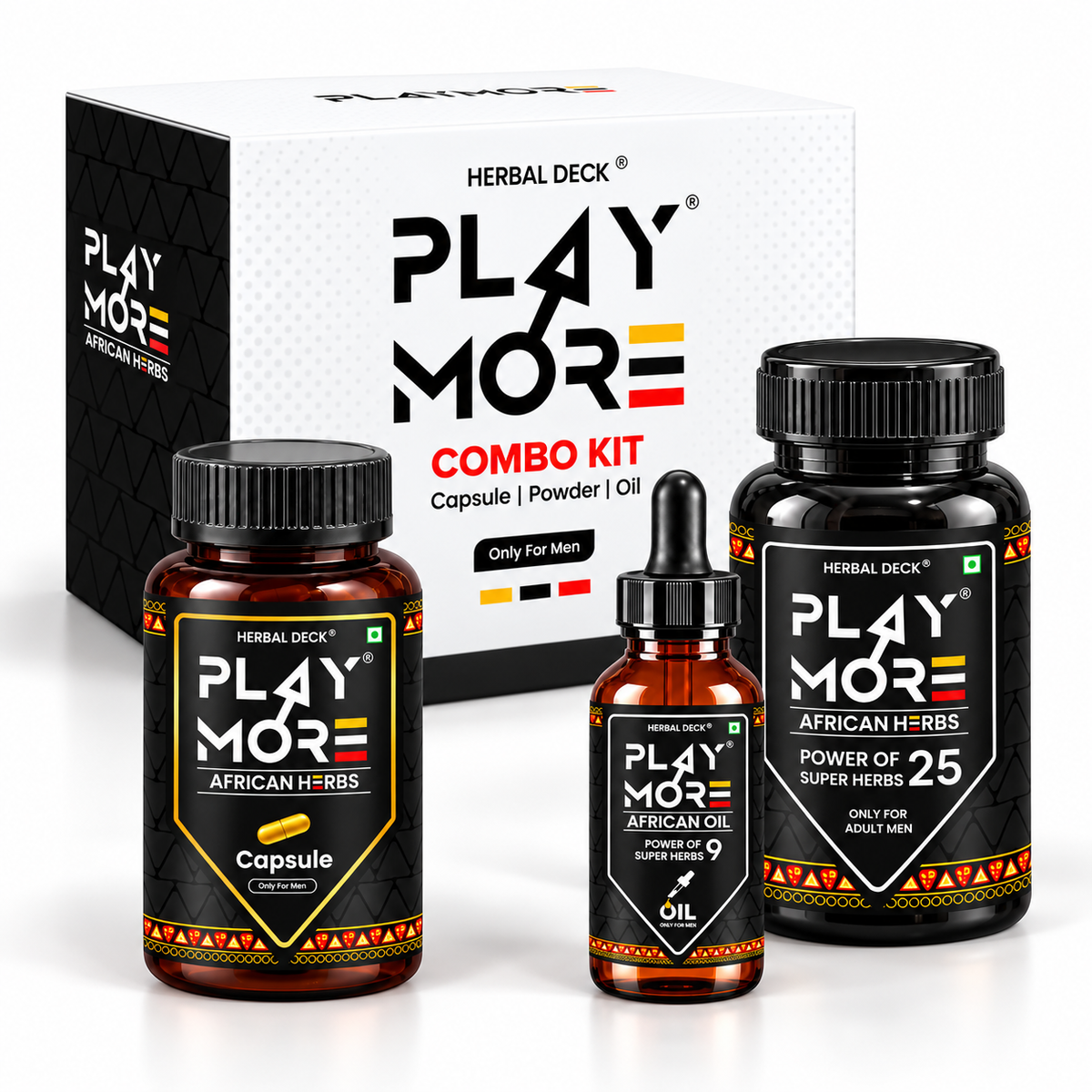 PLAYMORE African Herbal Oil for Men